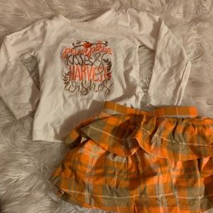 Thanksgiving Matching Skirt Set